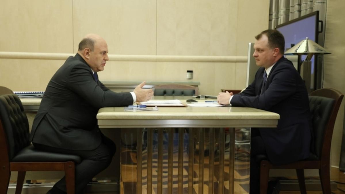 Встреча Михаила Мишустина с Антоном Шалаевым
