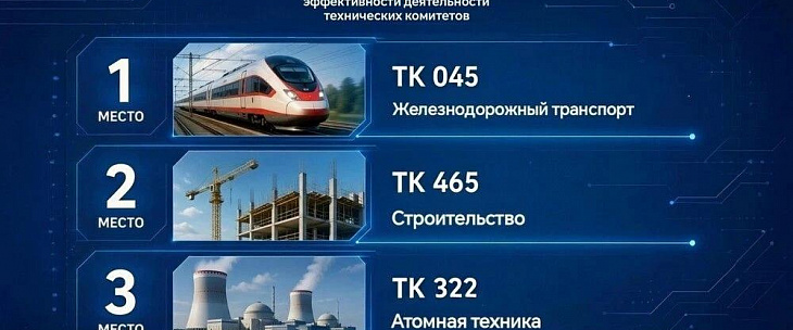 От высокоскоростных железнодорожных магистралей до строительства АЭС по всему миру - лидеры нового рейтинга эффективности технических комитетов